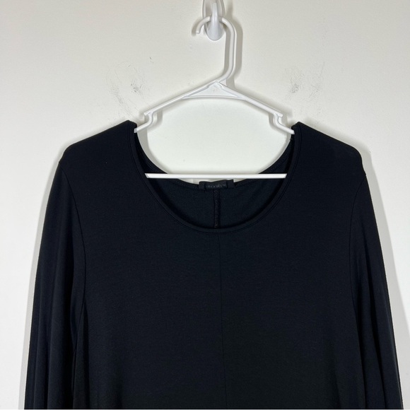 LUUKAA Long Sleeve Mesh Jersey Knit Lagenlook Dress Size 4 - Picture 5 of 11